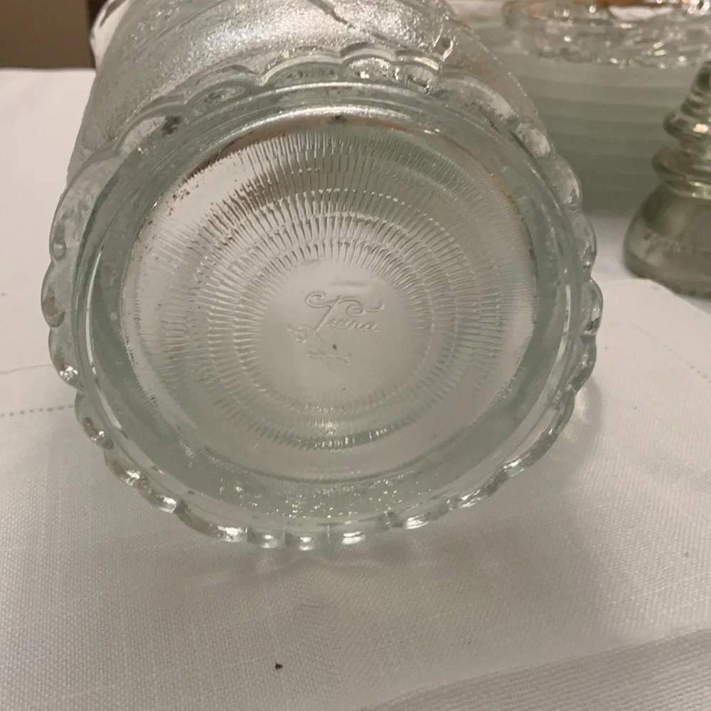 Vintage Tiara Glass Pitcher Ponderosa Pine - Picture 6 of 8